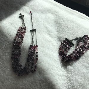 Matching Necklace and Bracelet